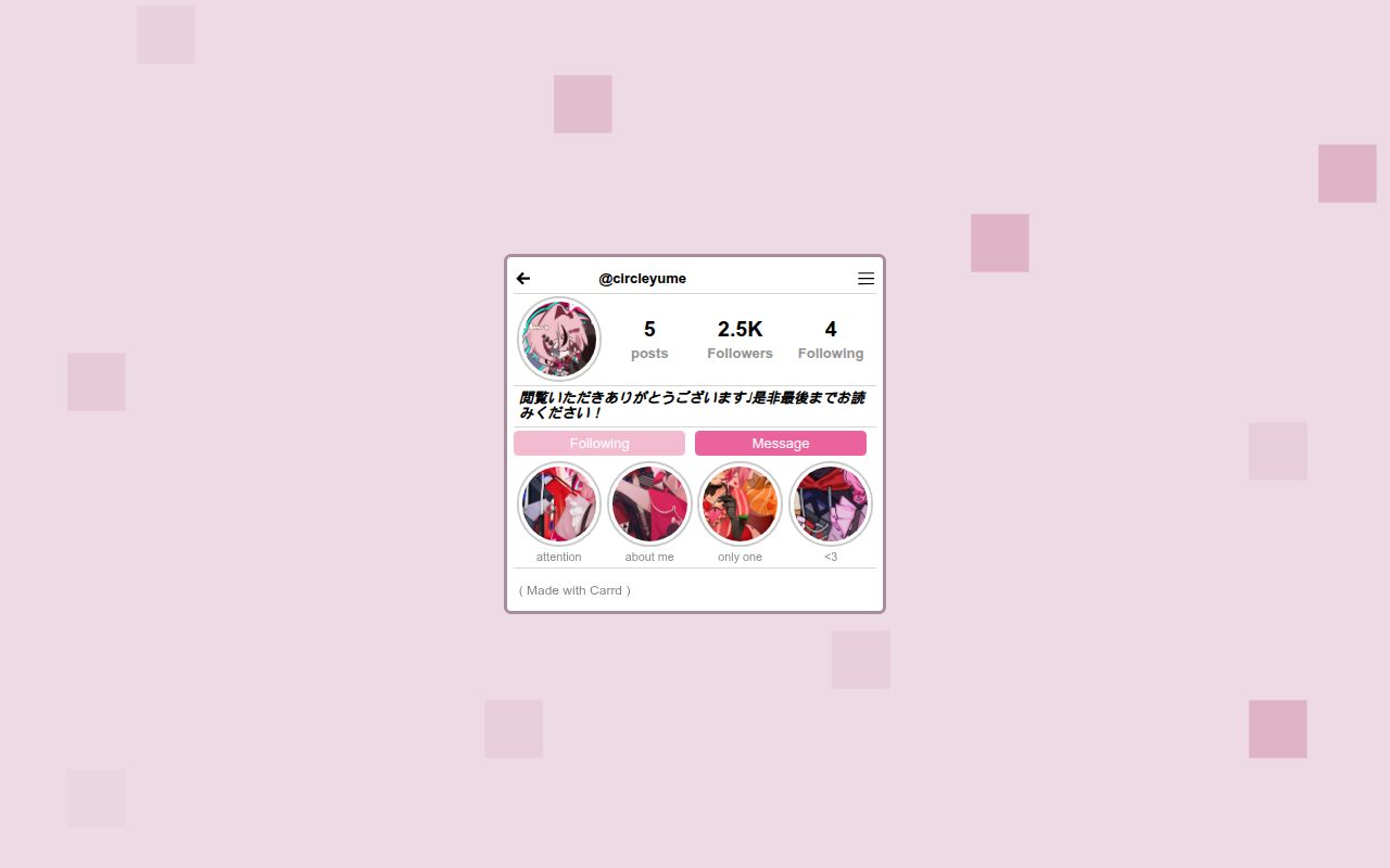 Carrd profile picture for @thuna